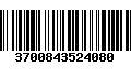 Código de Barras 3700843524080