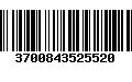 Código de Barras 3700843525520