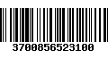 Código de Barras 3700856523100