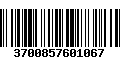 Código de Barras 3700857601067