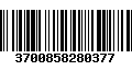 Código de Barras 3700858280377