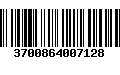 Código de Barras 3700864007128