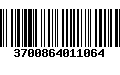 Código de Barras 3700864011064