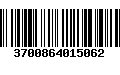 Código de Barras 3700864015062