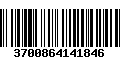 Código de Barras 3700864141846