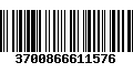 Código de Barras 3700866611576