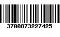 Código de Barras 3700873227425