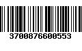 Código de Barras 3700876600553