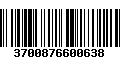 Código de Barras 3700876600638