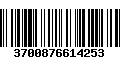 Código de Barras 3700876614253