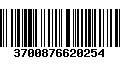 Código de Barras 3700876620254