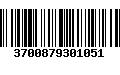 Código de Barras 3700879301051