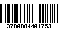 Código de Barras 3700884401753