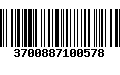 Código de Barras 3700887100578