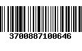 Código de Barras 3700887100646