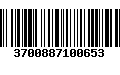 Código de Barras 3700887100653