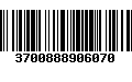 Código de Barras 3700888906070