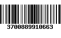 Código de Barras 3700889910663