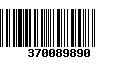 Código de Barras 370089890