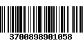 Código de Barras 3700898901058