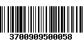 Código de Barras 3700909500058