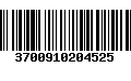 Código de Barras 3700910204525