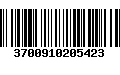 Código de Barras 3700910205423