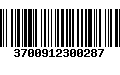 Código de Barras 3700912300287