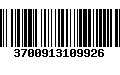 Código de Barras 3700913109926