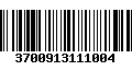 Código de Barras 3700913111004