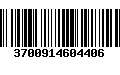 Código de Barras 3700914604406