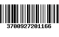 Código de Barras 3700927201166