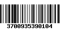 Código de Barras 3700935390104