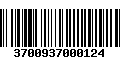 Código de Barras 3700937000124