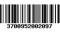 Código de Barras 3700952002097