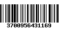 Código de Barras 3700956431169