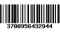 Código de Barras 3700956432944