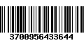 Código de Barras 3700956433644
