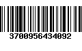 Código de Barras 3700956434092