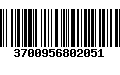 Código de Barras 3700956802051