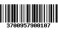 Código de Barras 3700957900107