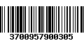 Código de Barras 3700957900305