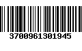 Código de Barras 3700961301945