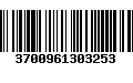 Código de Barras 3700961303253