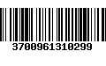 Código de Barras 3700961310299