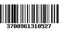 Código de Barras 3700961310527