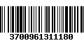 Código de Barras 3700961311180