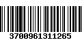 Código de Barras 3700961311265