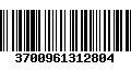 Código de Barras 3700961312804