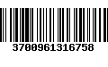 Código de Barras 3700961316758